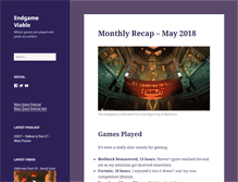 Tablet Screenshot of endgameviable.com